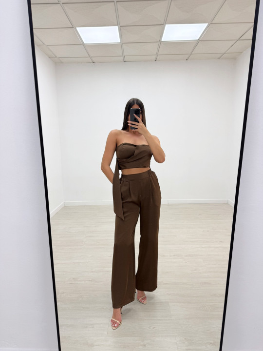 CONJUNTO MONACO MARRÓN