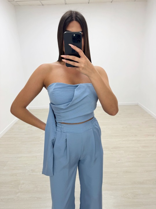 CONJUNTO MÓNACO CELESTE