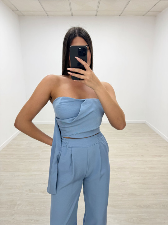 CONJUNTO MÓNACO CELESTE