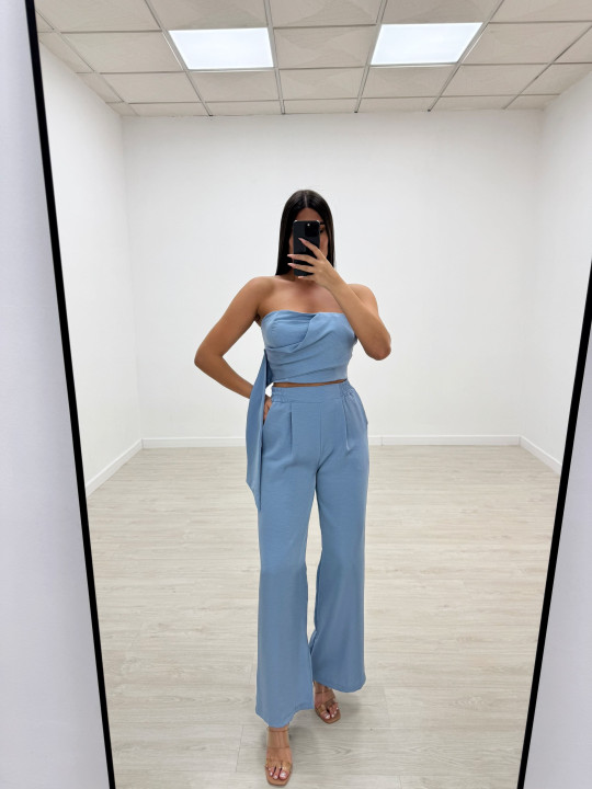 CONJUNTO MÓNACO CELESTE