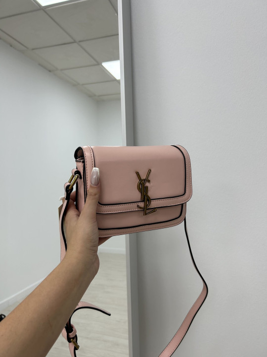 BOLSO BANDOLERA YSL ROSA PALO