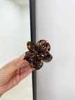 PINZA FLOR CAREY MARRÓN