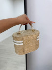 BOLSO POUCH RAFIA BLANCO BOLSO POUCH RAFIA BLANCO