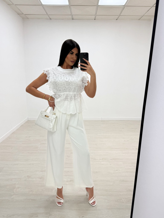 BLUSA BORDADA BLANCA