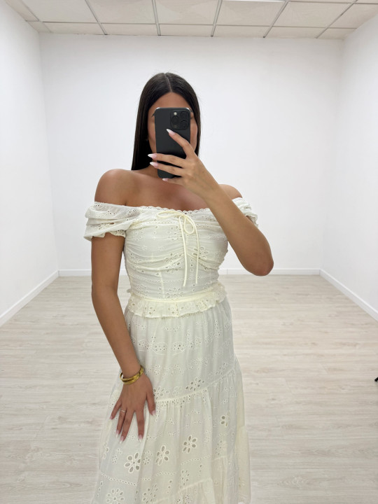 CONJUNTO PERFORADO BABE BEIGE