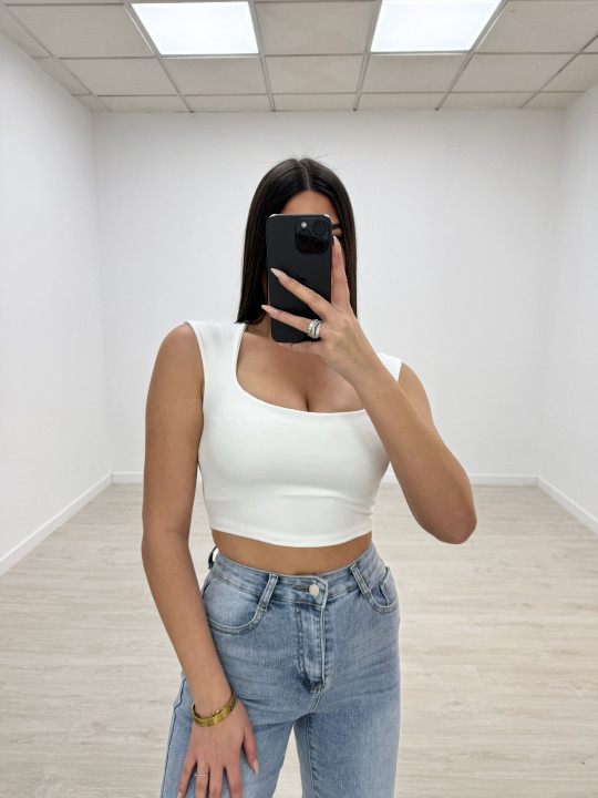 copy of TOP CROP LICRA BLANCO