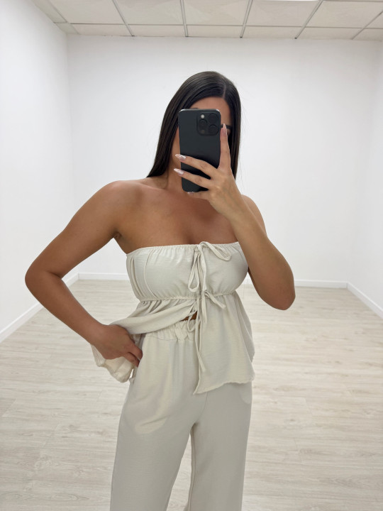 CONJUNTO MATILDE BEIGE CONJUNTO MATILDE BEIGE