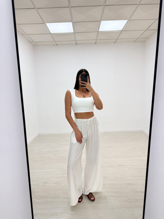PANTALÓN EFECTO BAMBULA PANTALÓN EFECTO BAMBULA