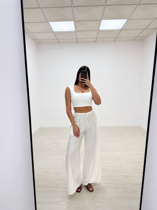PANTALÓN EFECTO BAMBULA PANTALÓN EFECTO BAMBULA