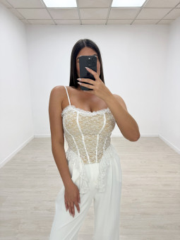 TOP CORSETERO ENCAJE