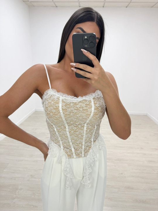 TOP CORSETERO ENCAJE