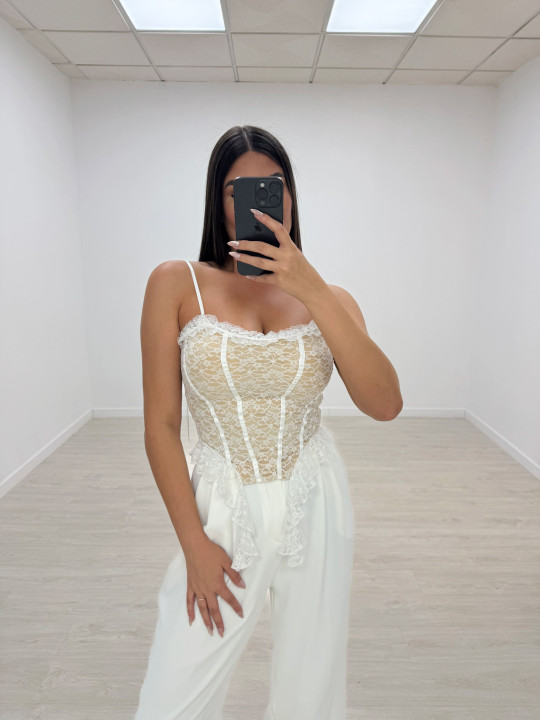 TOP CORSETERO ENCAJE