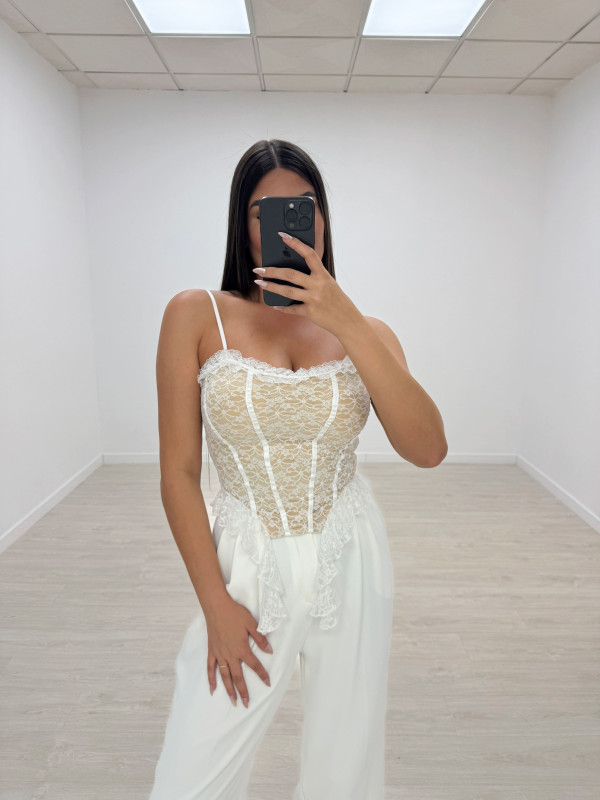 TOP CORSETERO ENCAJE
