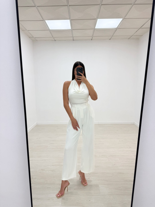 TOP BÁSICO HALTER BLANCO