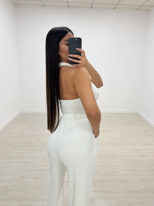 TOP BÁSICO HALTER BLANCO