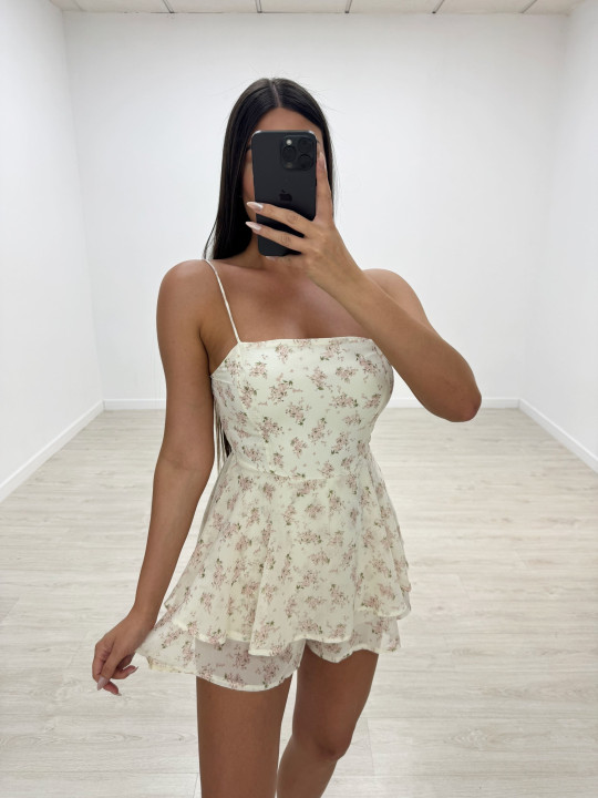 VESTIDO/MONO FLORAL ROSA VESTIDO/MONO FLORAL ROSA