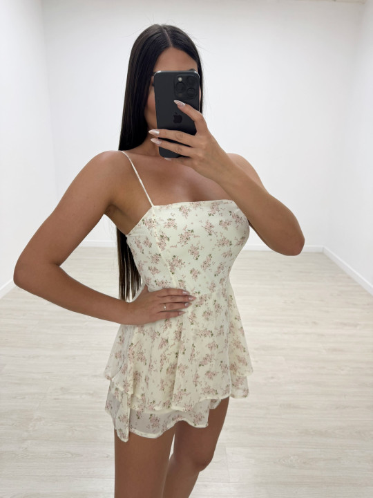 VESTIDO/MONO FLORAL ROSA VESTIDO/MONO FLORAL ROSA