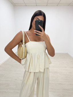 CONJUNTO PARACHUTE BEIGE