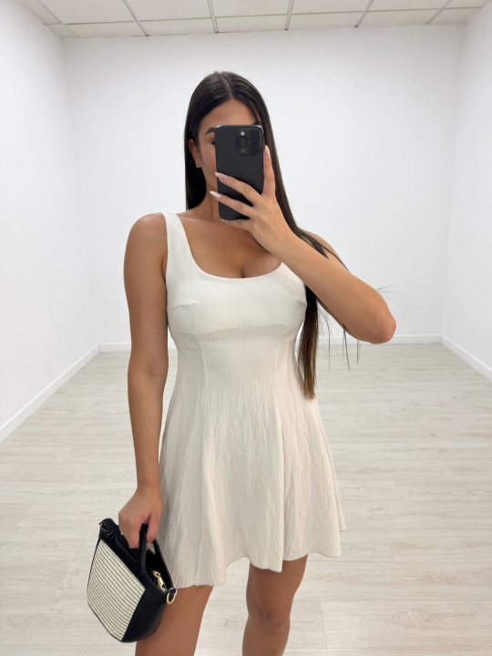 VESTIDO BAMBULA BEIGE VESTIDO BAMBULA BEIGE