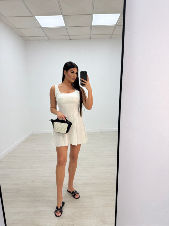 VESTIDO BAMBULA BEIGE VESTIDO BAMBULA BEIGE