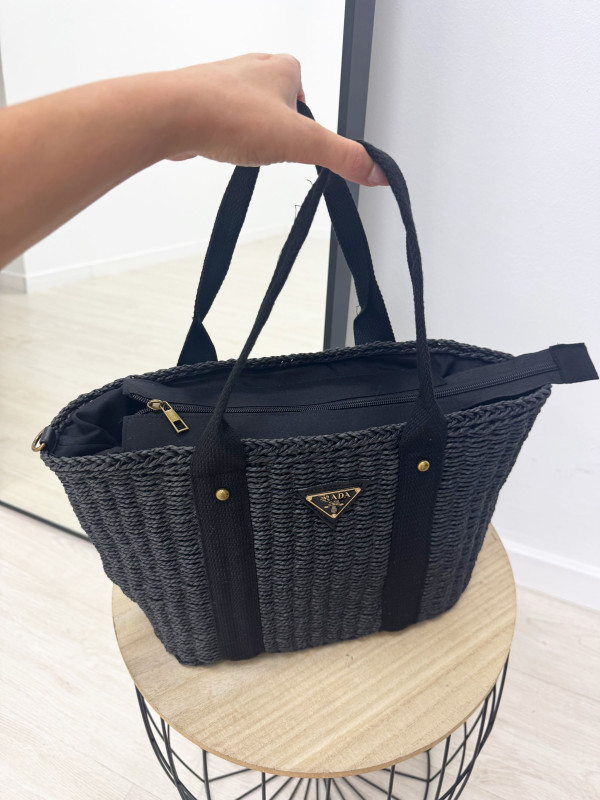 CESTA RAFIA PD BLACK