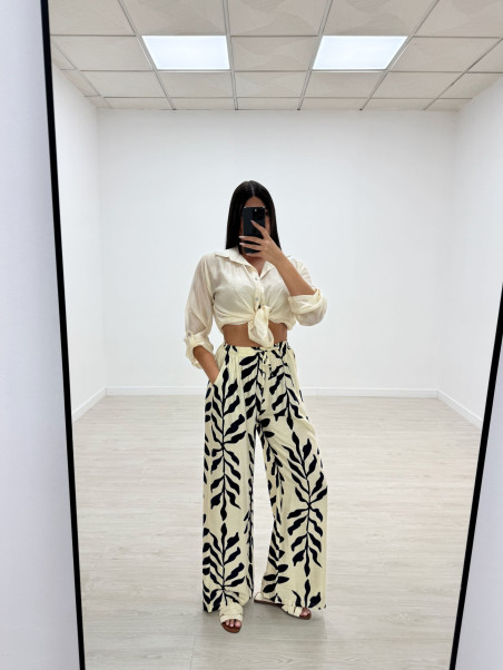 copy of PANTALÓN FLUIDO HOJAS MARINO