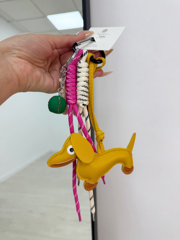 copy of LLAVERO DOG AMARILLO (100% PIEL)