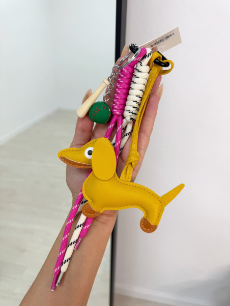 copy of LLAVERO DOG AMARILLO (100% PIEL)