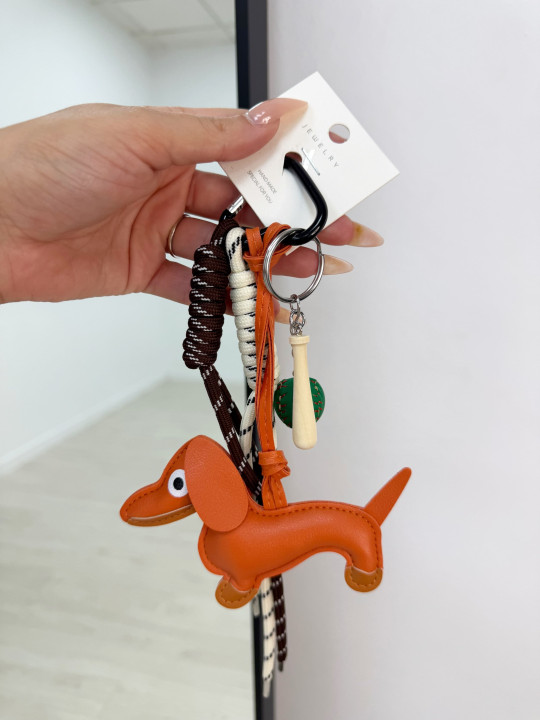copy of LLAVERO DOG NARANJA (100% PIEL)