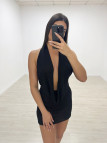 VESTIDO SAMIA NEGRO VESTIDO SAMIA NEGRO