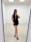 VESTIDO SAMIA NEGRO VESTIDO SAMIA NEGRO