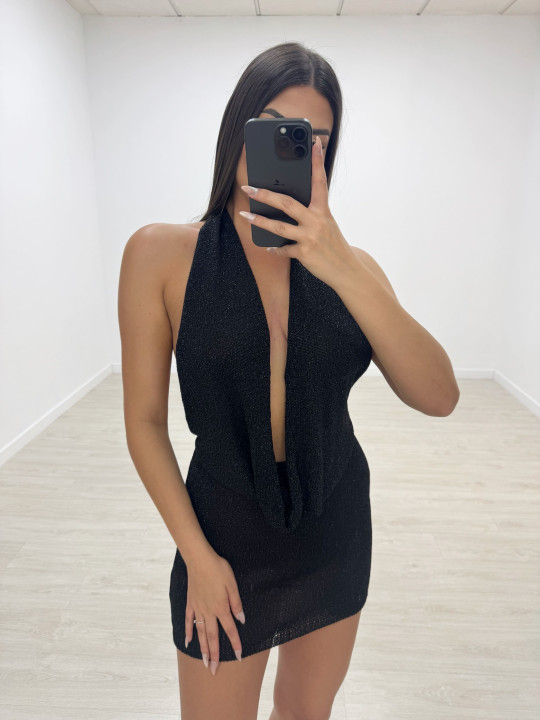 VESTIDO SAMIA NEGRO VESTIDO SAMIA NEGRO