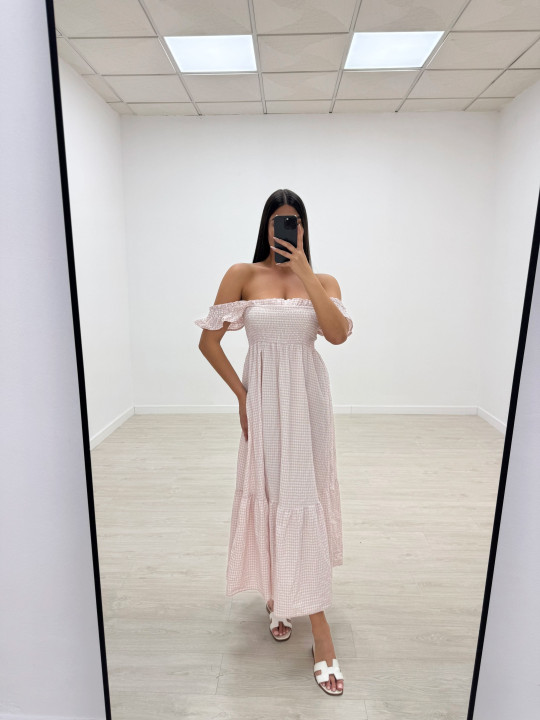 VESTIDO VICHY ROSA PALO VESTIDO VICHY ROSA PALO
