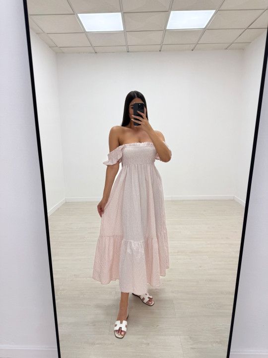 VESTIDO VICHY ROSA PALO VESTIDO VICHY ROSA PALO