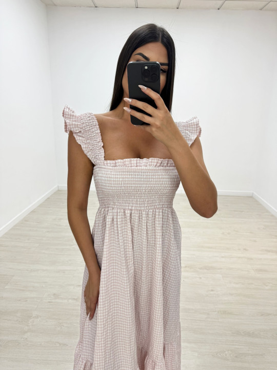 VESTIDO VICHY ROSA PALO VESTIDO VICHY ROSA PALO