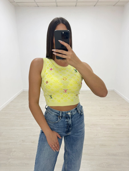 TOP LV PUNTO AMARILLO