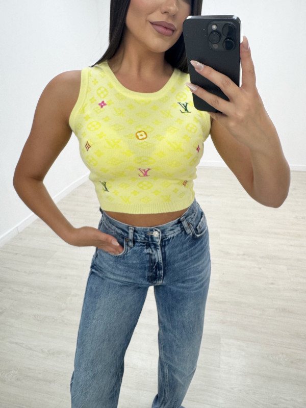 TOP LV PUNTO AMARILLO