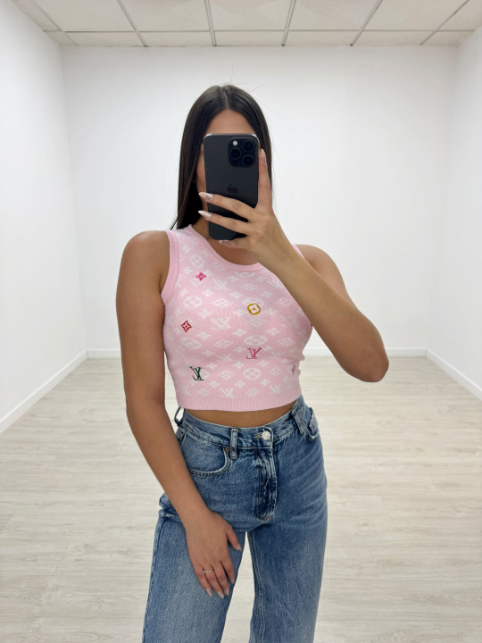 TOP LV PUNTO ROSA TOP LV PUNTO ROSA