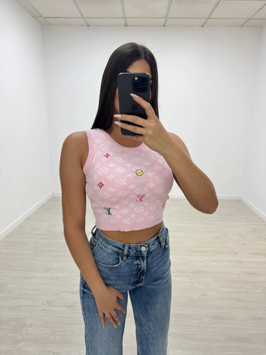 TOP LV PUNTO ROSA TOP LV PUNTO ROSA