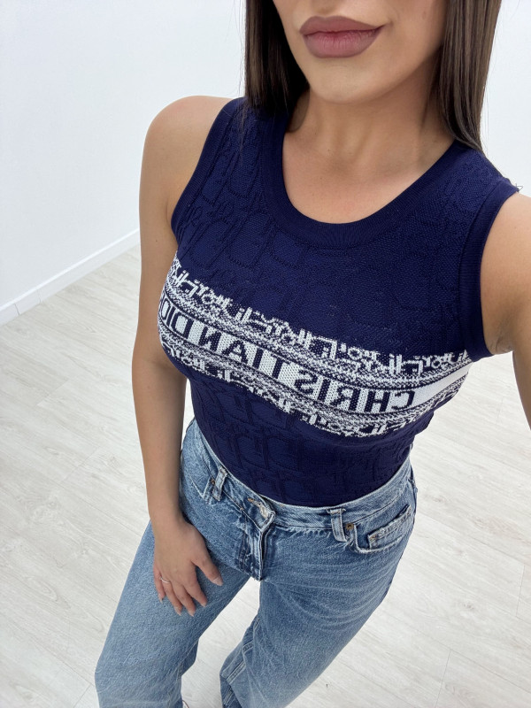 TOP CD AZUL MARINO