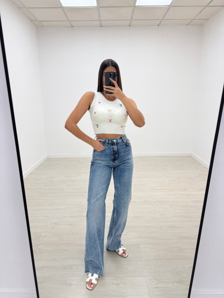 PANTALÓN VAQUERO WIDE LEG 1123