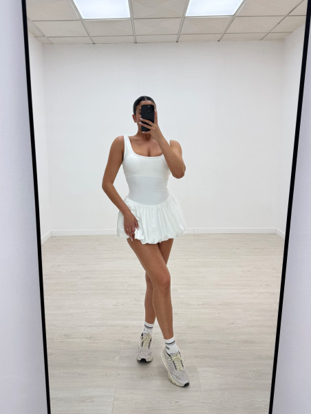 VESTIDO DEPORTIVO BLANCO