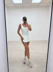VESTIDO DEPORTIVO BLANCO