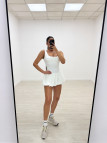 VESTIDO DEPORTIVO BLANCO