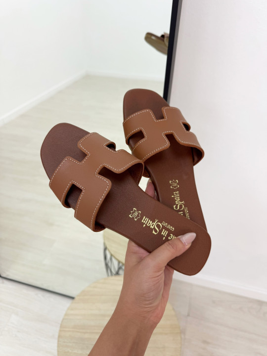 PALAS HERMES PESPUNTE MATERIAL (100% PIEL)