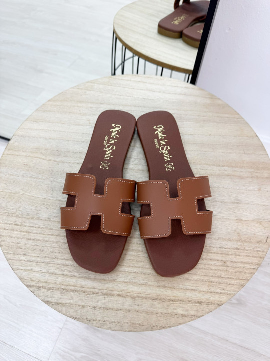 PALAS HERMES PESPUNTE MATERIAL (100% PIEL)