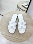 PALAS HERMES PESPUNTE BLANCAS (100% PIEL)