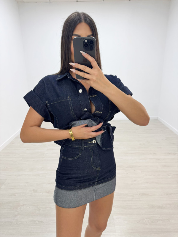 CONJUNTO EXCLUSIVO DENIM OSCURO - 01
