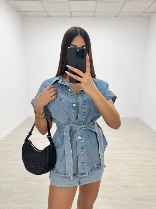CONJUNTO EXCLUSIVO DENIM CLARO -01 CONJUNTO EXCLUSIVO DENIM CLARO -01