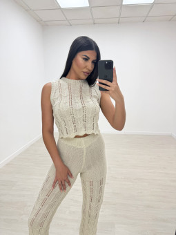 CONJUNTO HILO PLAYA BEIGE